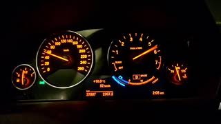 BMW 320i F30 acceleration  Top Speed 246kmh [upl. by Anuhsal]