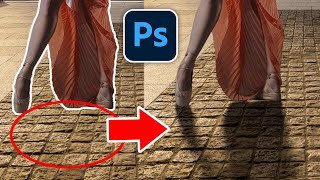 How to Make most REALISTIC SHADOWS in Photoshop 3 simple steps [upl. by Berneta927]