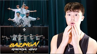 SB19 BAZINGA Dance Rehearsal REACTION [upl. by Debby]