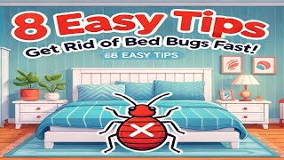 8 Easy Tips to Get Rid of Bed Bugs FASTquot [upl. by Rodgiva]