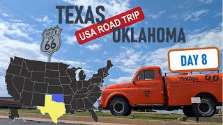 Road Trip Day 8  Oklahoma City to Amarillo Texas  Route 66  Solo Crossing America From NYC to LA [upl. by Turnheim]