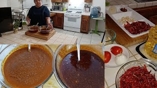 2 SALSAS BIEN MACHAS DE ACEITE 100 REAL Para VENTAS TACOS POZOLE MENUDO CALDOS BIRRIA [upl. by Nobie]