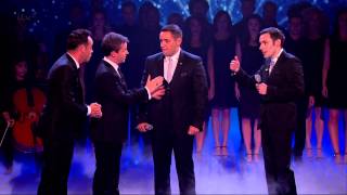 Richard and Adam  Britain s Got Talent Final Including egg throwing incident  Full HD [upl. by Ahseya]