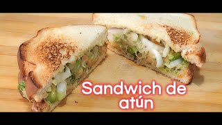 Como preparar un Sándwich de atún fácil y en pocos minutos [upl. by As207]