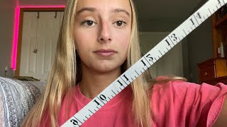 ASMR  Measuring  Inspecting You 📏 [upl. by Llerrehc]