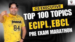 ECIPL MARATHON  ECIPL MARATHON CS EXECUTIVE  ECIPL CS EXECUTIVE [upl. by Atiuqes]