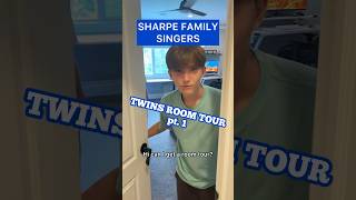 TWINS ROOM TOUR  Pt 1 👏 sharpefamilysingers shorts twins fyp [upl. by Nahsar]