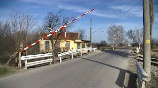 Spoorwegovergang Vasilovtsi Василовци BG  Railroad crossing  Железопътен прелез [upl. by Althea]