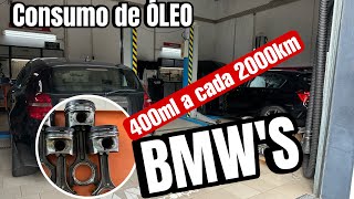 BMW Consumo de ÓLEO 400ml a cada 2000Km [upl. by Eberly]