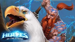 Falstad Lightning Rod Build Has THE POWER OF THE GODS  Heroes of the Storm Hots Falstad Gameplay [upl. by Octavia]