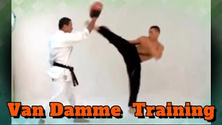 Jean Claude Van Damme Training Sparring amp Fitness [upl. by Brucie493]