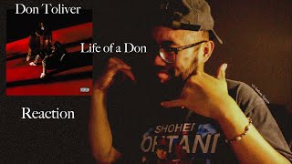 Don Toliver  quotLife of a Donquot Reaction  ANTHONYLENGUYEN [upl. by Saleme]