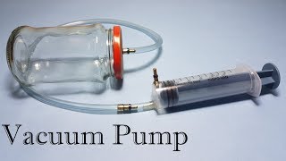 How to Make Vacuum Pump and Vacuum Chamber [upl. by Ihana]