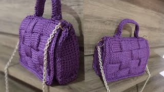 bolsa de crochê em fio nautico [upl. by Jessalin307]