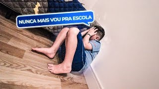 MEU IRMÃOZINHO SOFREU BULLYING NO PRIMEIRO DIA DE AULA trollagem [upl. by Naujud697]