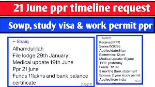 21 une Canada ppr timeline  Todays ppr request timeline canada  Latest Canada PPR part 1 [upl. by Sachs664]