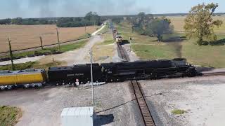 20241009  UP 4014 Big Boy Departing Valley Jct TX [upl. by Tirma570]