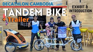 EP01 J3gether 40 DAYS across 4 COUNTRIES  TANDEM BIKE trailer DECATHLON visit [upl. by Diogenes]