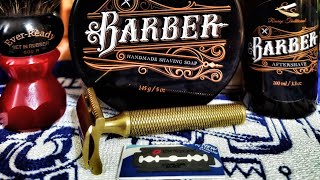 Karve razor plate quotCquot 🇨🇦 👍 EampS Rasage quotBarberquot 🇨🇵 👍 [upl. by Asiluy]