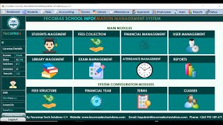 Fecomas School Information Management System [upl. by Azmuh]