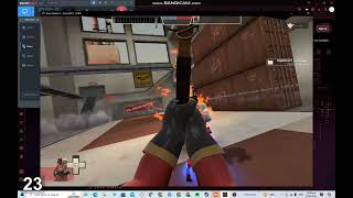 Double scorch shot airblast rocket jump axetinguisher combo tf2 [upl. by Akimehs]