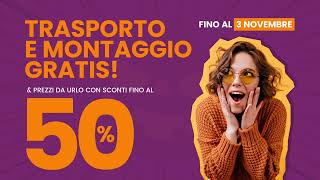 Trasporto e montaggio gratis sconti fino al 50 Termina domenica 311 Scopri su LINK IN BIO [upl. by Moyers]