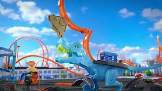 Hot Wheels® City TRex Chomp Down™ playset  AD [upl. by Jimmie]