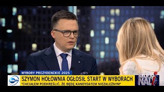 „Szymon Hołownia Od sceny telewizyjnej do Pałacu Prezydenckiego” [upl. by Zurciram]