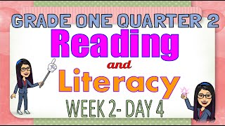 MATATAG READING AND LITERACY GRADE 1 WEEK 2 DAY 4 QUARTER 2 [upl. by Linnet]