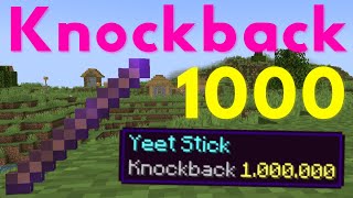 How To Get a KNOCKBACK 1000 STICK in Minecraft 121 [upl. by Johnston976]