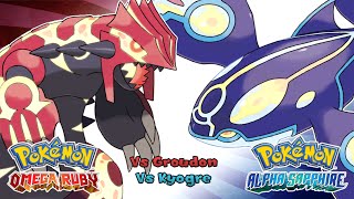 Pokémon Omega Ruby amp Alpha Sapphire  Primal Kyogre amp Groudon Battle Music HQ [upl. by Artie]