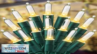 Christmas Lights 66FT 240 LED Mini Christmas Tree Lights UL Certified Waterproof Review [upl. by Nodnnarb900]