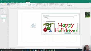 Creating a Greeting Card in Microsoft Publisher [upl. by Akeme]