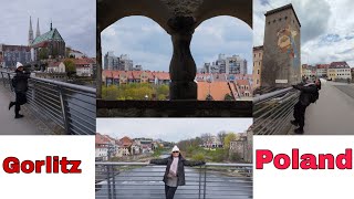 GORLITZ GERMANY ACROSS THE BRIDGE ZGORZELEC POLAND I GEMS FLIGHT TV [upl. by Wendt]