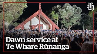 Waitangi Day dawn ceremony  nzheraldconz [upl. by Akila]