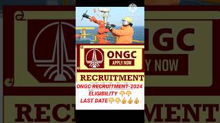 ONGC RECRUITMENT2024 APPLICATION DATES Eligibility and salary details 👇👇 apply now🥰🥰🥰👍👍👍👍 [upl. by Haimrej174]