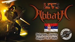 ABBATH  Live in Belgrade Serbia  August 3rd 2024  HARD PEAK [upl. by Cherice]