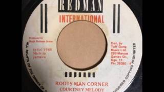 COURTNEY MELODY  ROOTS MAN CORNER  REGGAE 7inch vinyl record [upl. by Tound]