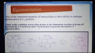 epimerization of tetracycline in detailed [upl. by Alegre]