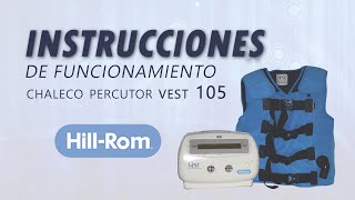 Chaleco percutor Vest 105 de Hill Rom [upl. by Linoel548]