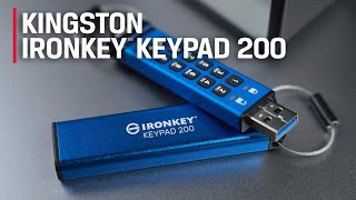 XTSAES Encryption – Kingston IronKey™ Keypad 200 hardwareencrypted USB drive [upl. by Rigby]