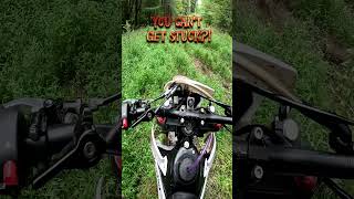 Riding is easy in AWD  ALL WHEEL DRIVE dirt bike  Christini AWD 250cc big wheel [upl. by Ecirtam]