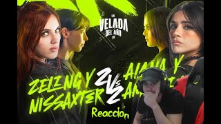 Reacción Zeling amp Nissaxter vs Alana amp Amablitz  La Velada Del Año IV  De IbaiLlanos [upl. by Kienan903]