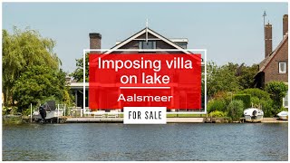 Imposing villa in Aalsmeer on the Westeinderplassen [upl. by Rebba]