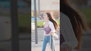 Chinese girl street fashion 🔥🦋shortsfeed shortvideo chinesegirl fashiontrends [upl. by Seaddon566]