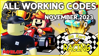 ✅3 CODES✅ALL WORKING CODES for 🏎️GO KART RACE CLICKER🏎️ Update 2 🏎️Roblox 2023🏎️Codes for Roblox TV [upl. by Amby]