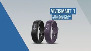 vívosmart 3 Fitness Age and Allday Stress Monitoring [upl. by Lat]