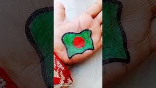 How to draw Bangladesh flag 🇧🇩🥰drawing viralshort shorts [upl. by Ordway998]