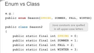 Java Basics  Enums Part 1 [upl. by Jehovah]