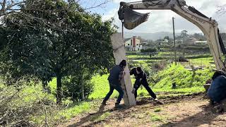 9 week of renovating a stone homestead in Northern Portugal reflection on our February progress [upl. by Nylaj]